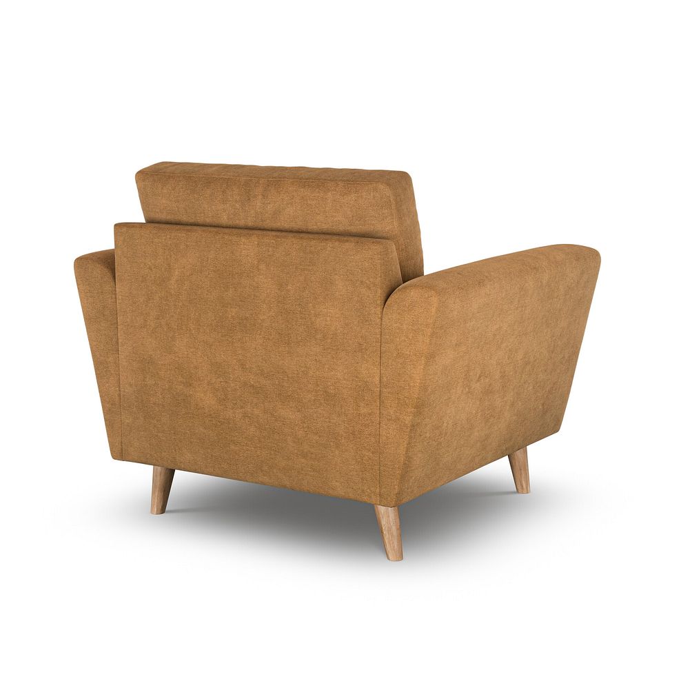Emery Armchair in Freya Ochre Fabric 4