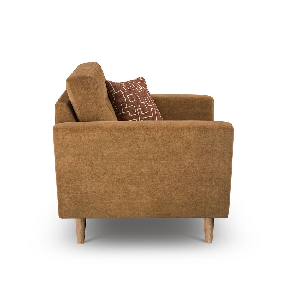 Emery Armchair in Freya Ochre Fabric 3