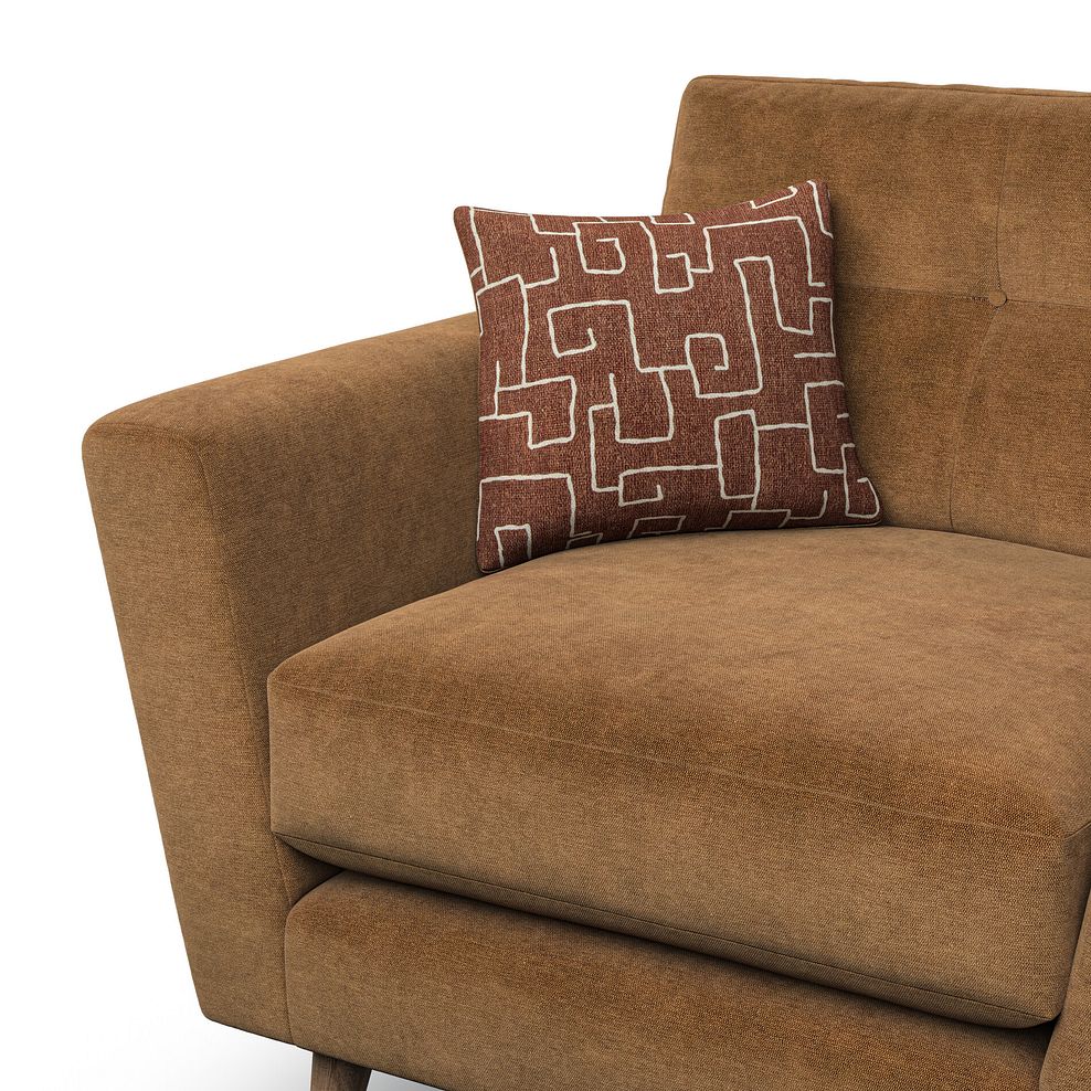 Emery Armchair in Freya Ochre Fabric 7