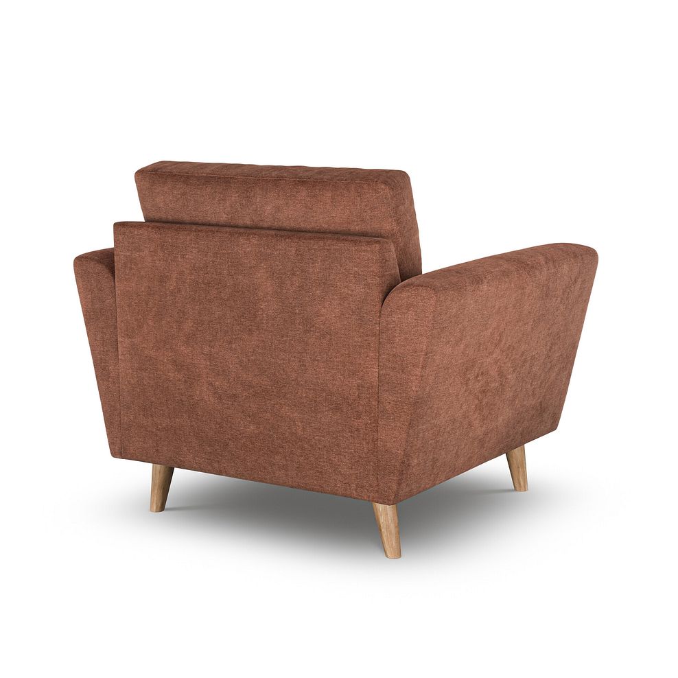 Emery Armchair in Freya Rust Fabric 4