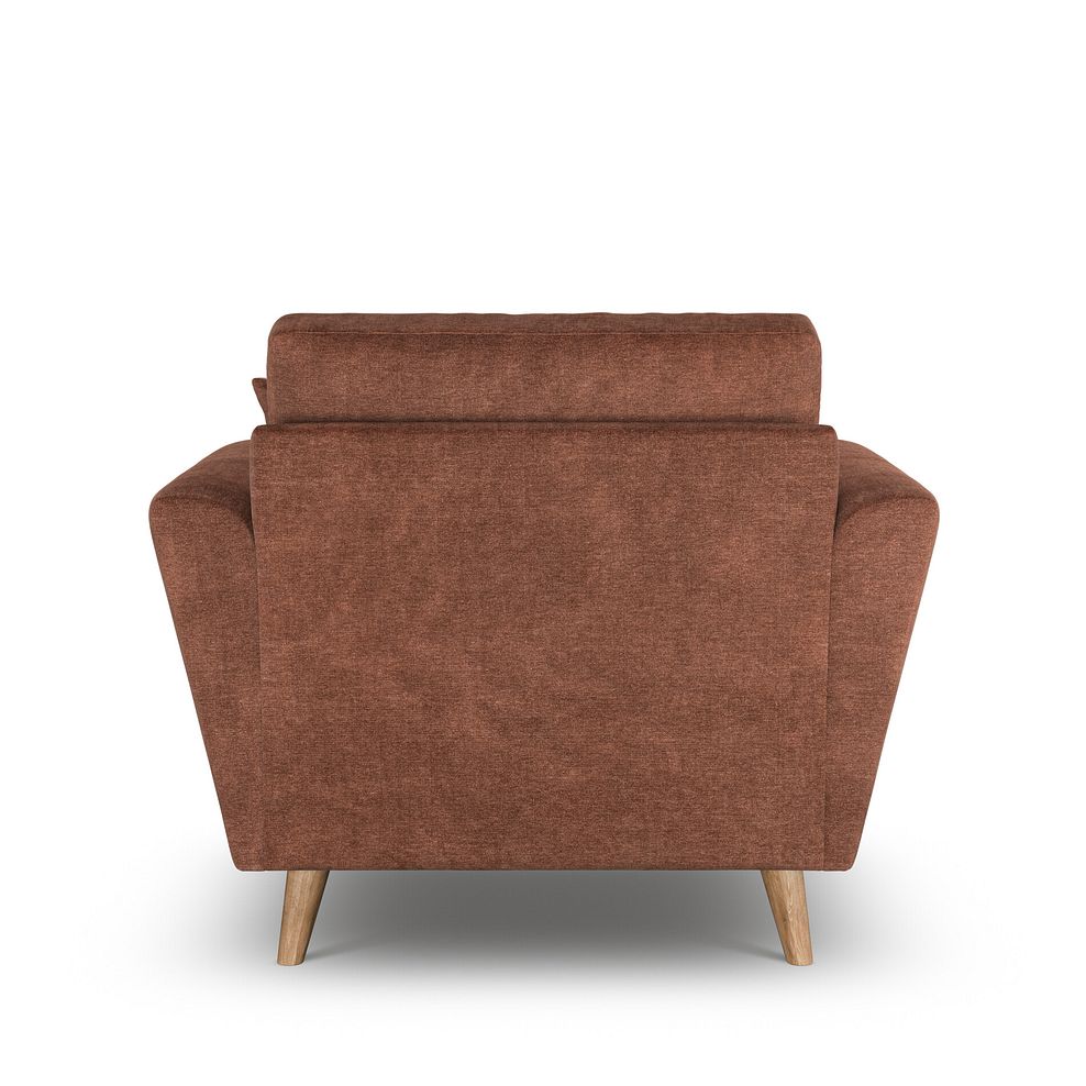 Emery Armchair in Freya Rust Fabric 5