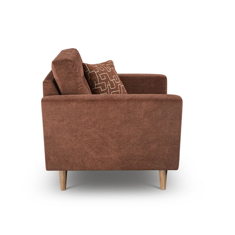 Emery Armchair in Freya Rust Fabric 3