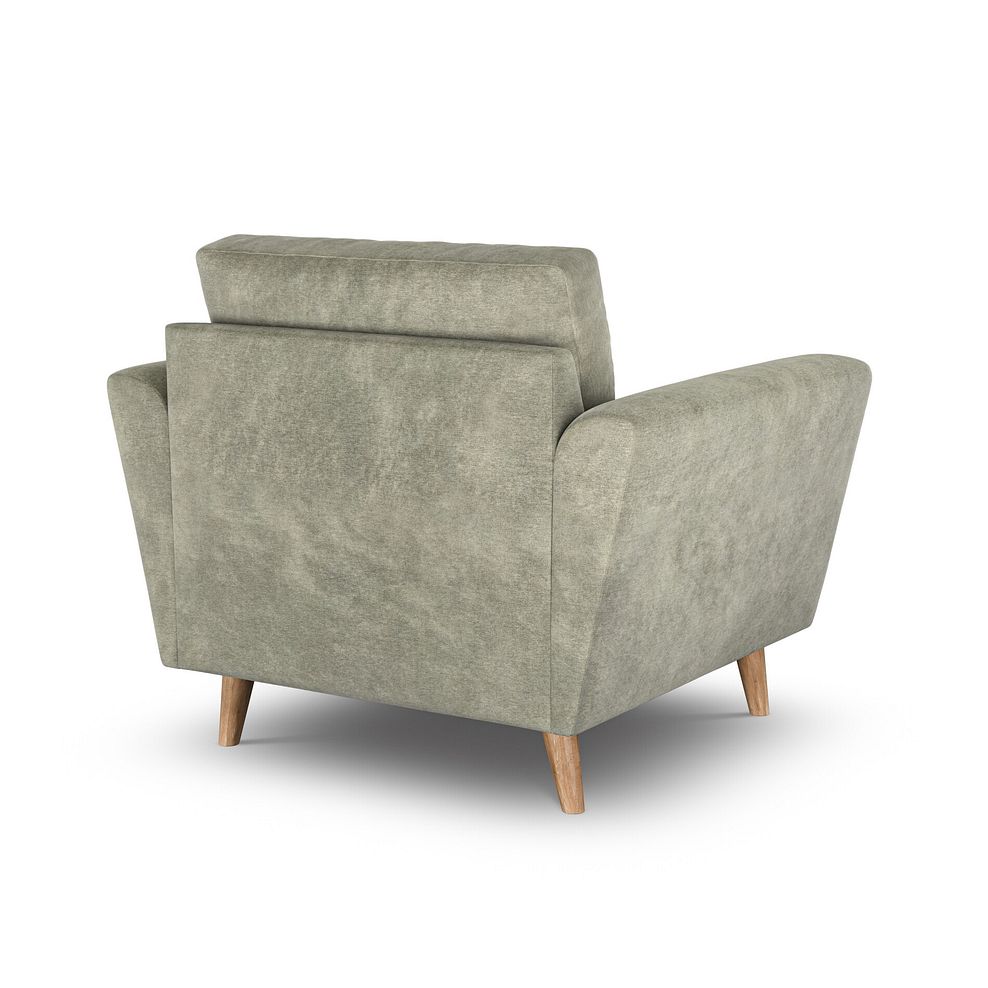 Emery Armchair in Freya Soft Fern Fabric 4