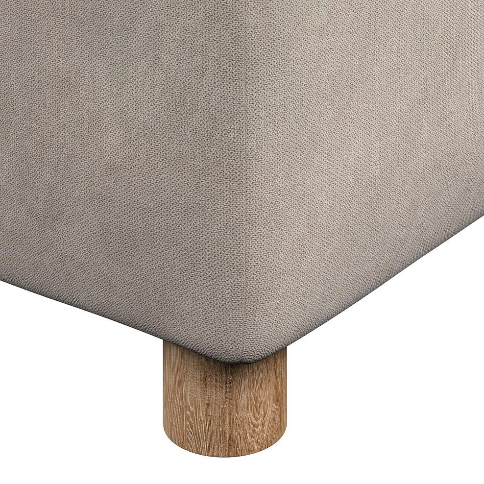 Emery Storage Footstool in  Freya Oatmeal Fabric 6