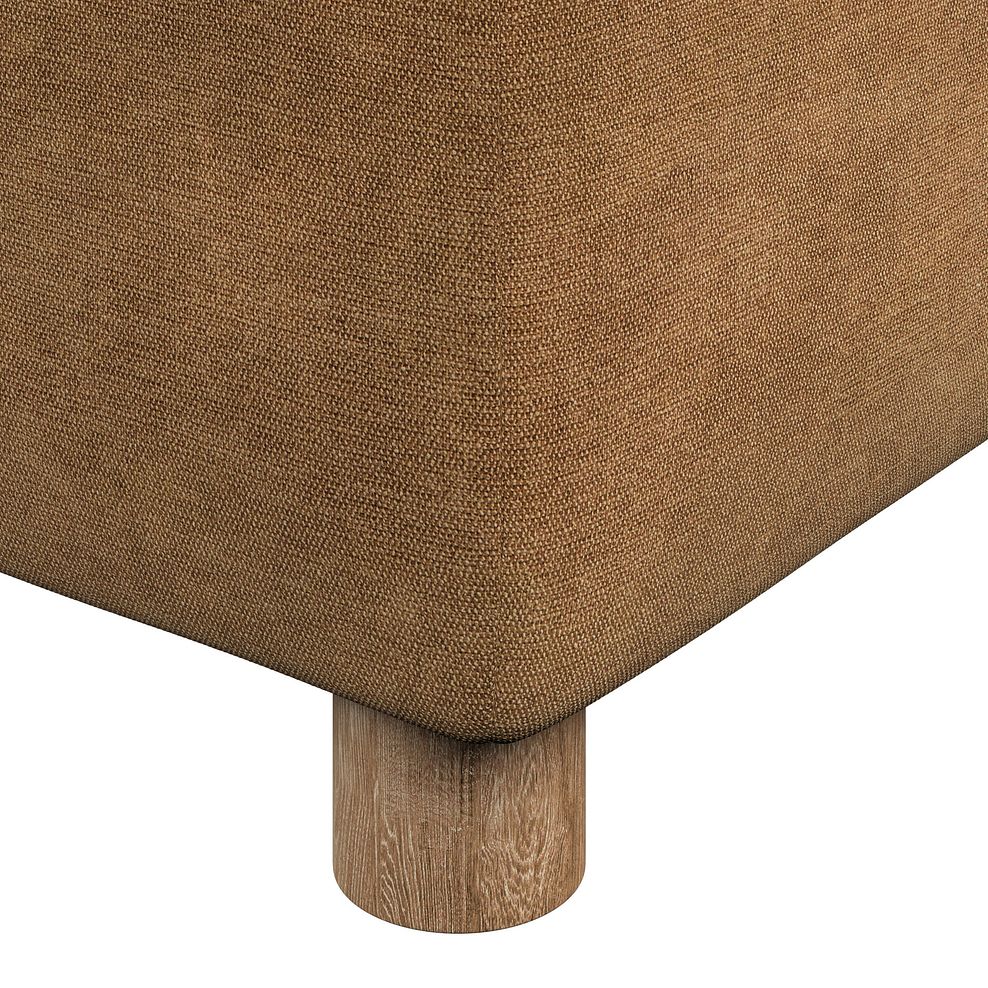 Emery Storage Footstool in Freya Ochre Fabric 6