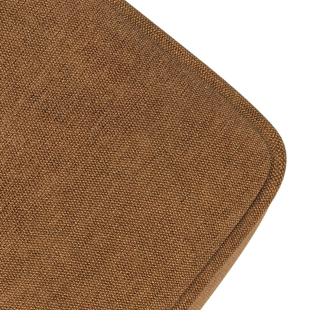 Emery Storage Footstool in Freya Ochre Fabric 7