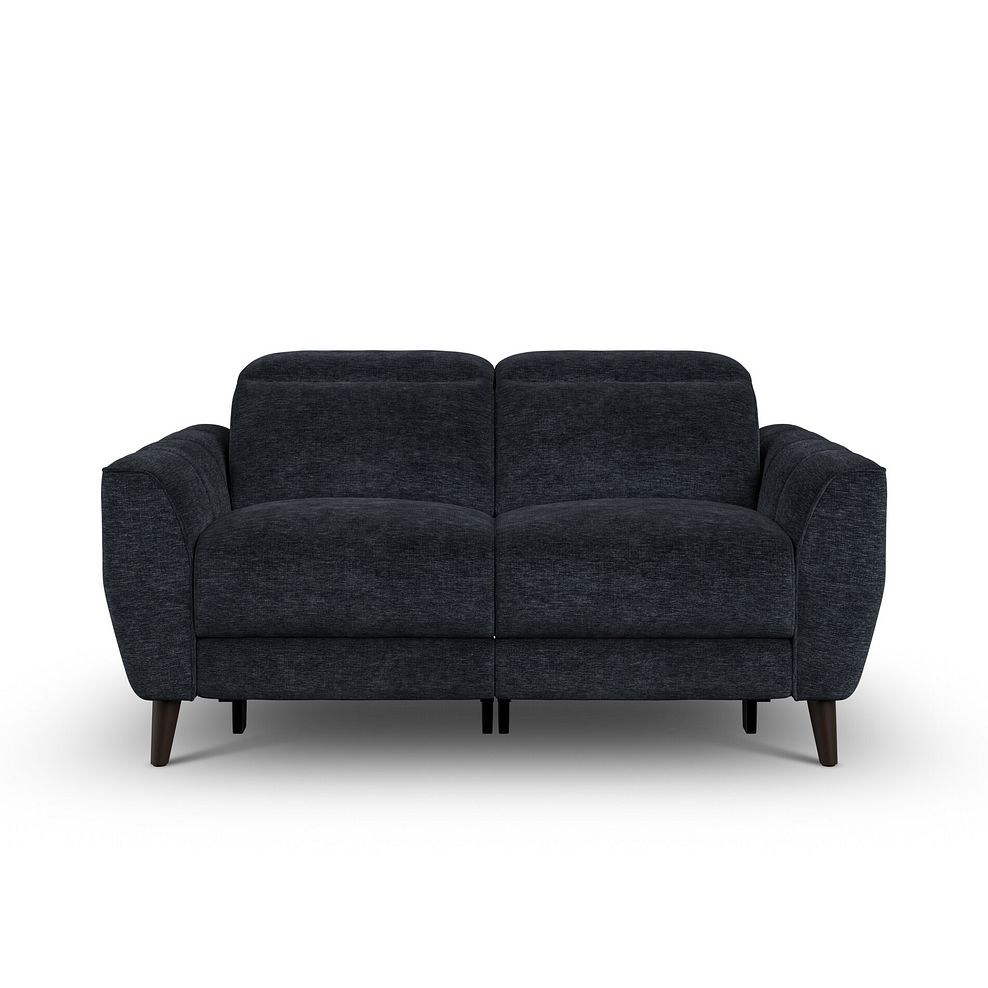 Emilia 2 Seater Electric Recliner Sofa with Power Ratchet Headrests in Montreal Denim Fabric 7