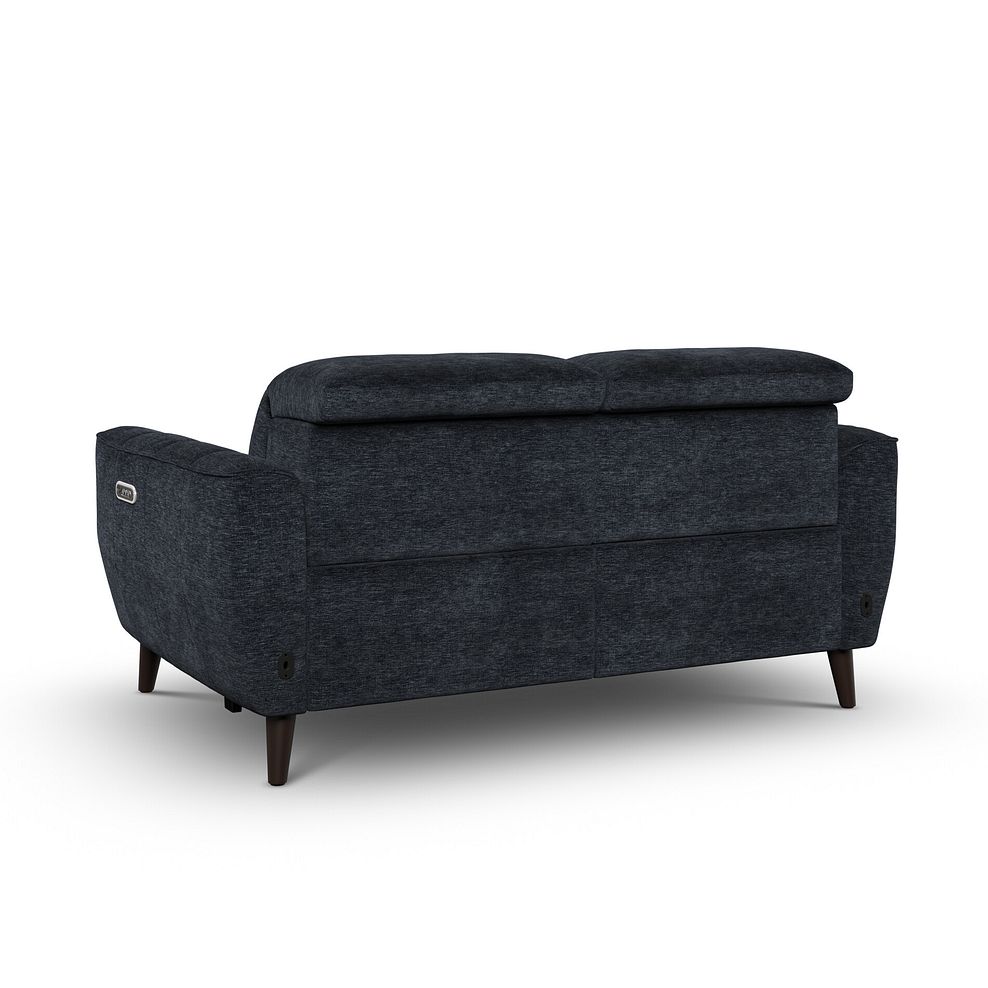 Emilia 2 Seater Electric Recliner Sofa with Power Ratchet Headrests in Montreal Denim Fabric 10