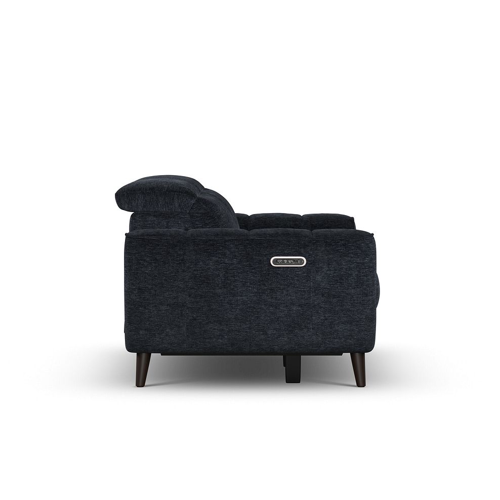 Emilia 2 Seater Electric Recliner Sofa with Power Ratchet Headrests in Montreal Denim Fabric 8