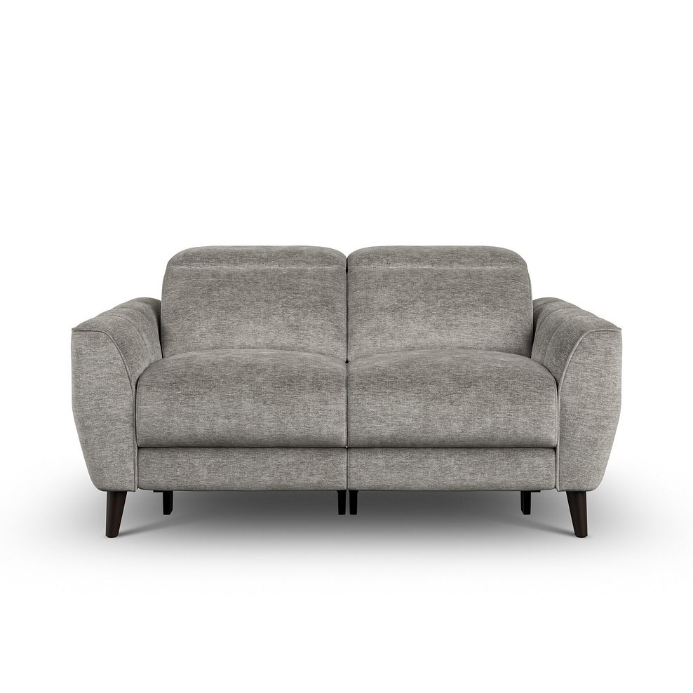 Emilia 2 Seater Electric Recliner Sofa with Power Ratchet Headrests in Montreal Grey Fabric 7