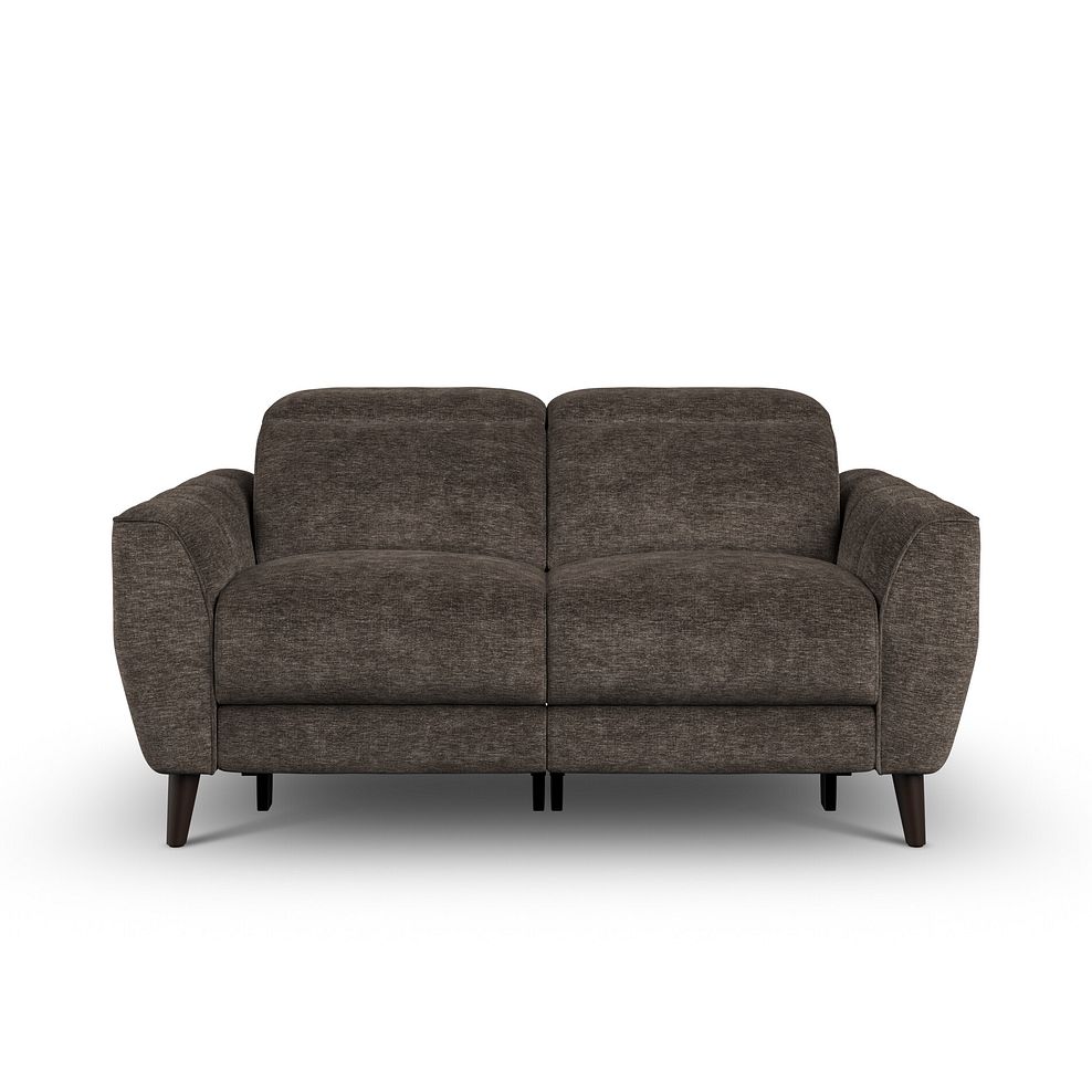 Emilia 2 Seater Electric Recliner Sofa with Power Ratchet Headrests in Montreal Mole Fabric 7
