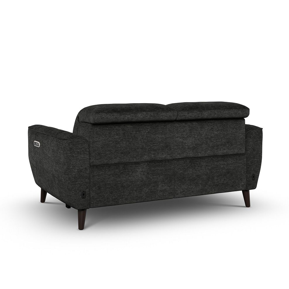 Emilia 2 Seater Electric Recliner Sofa with Power Ratchet Headrests in Montreal Slate Fabric 10