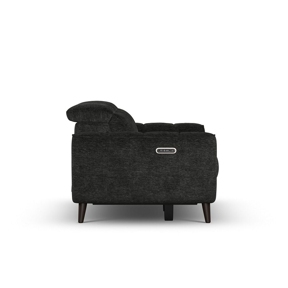 Emilia 2 Seater Electric Recliner Sofa with Power Ratchet Headrests in Montreal Slate Fabric 8
