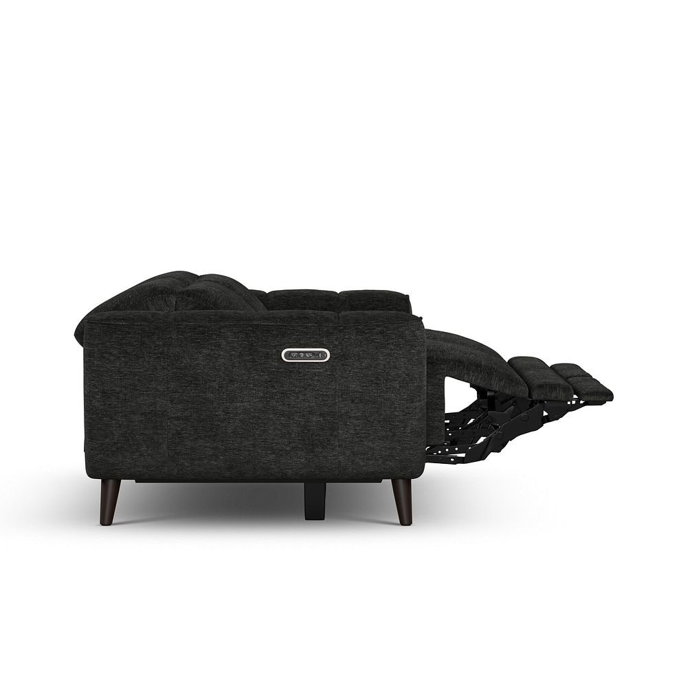 Emilia 2 Seater Electric Recliner Sofa with Power Ratchet Headrests in Montreal Slate Fabric 9