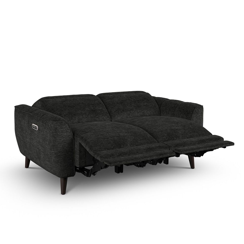 Emilia 2 Seater Electric Recliner Sofa with Power Ratchet Headrests in Montreal Slate Fabric 4