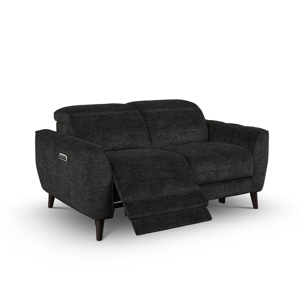 Emilia 2 Seater Electric Recliner Sofa with Power Ratchet Headrests in Montreal Slate Fabric 2