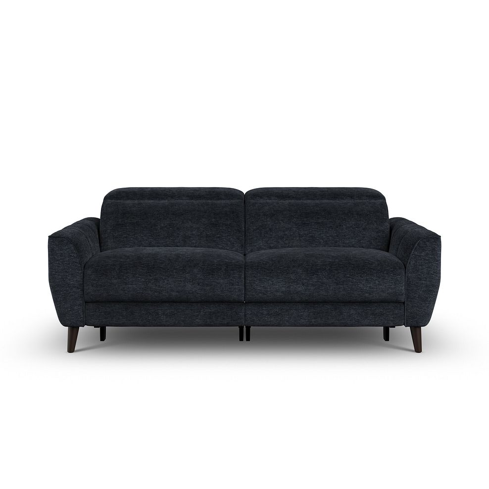 Emilia 3 Seater Electric Recliner Sofa with Power Ratchet Headrests in Montreal Denim Fabric 7