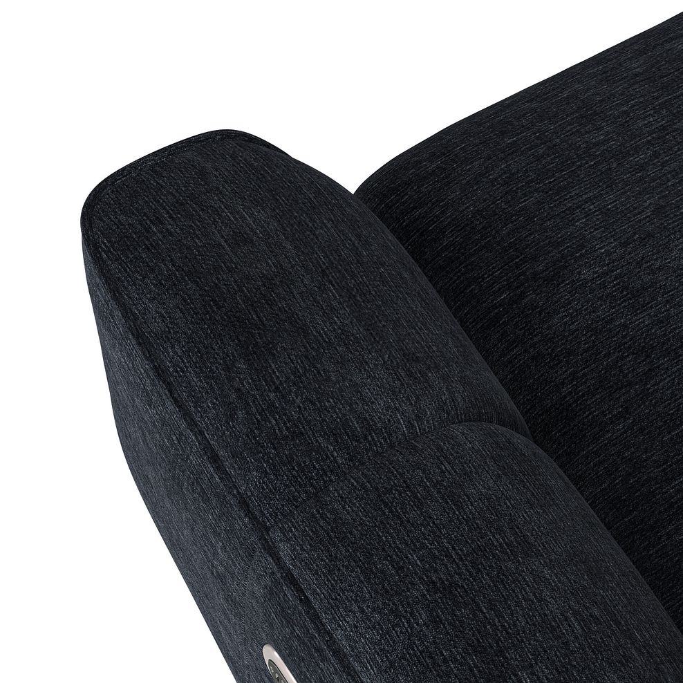 Emilia 3 Seater Electric Recliner Sofa with Power Ratchet Headrests in Montreal Denim Fabric 14