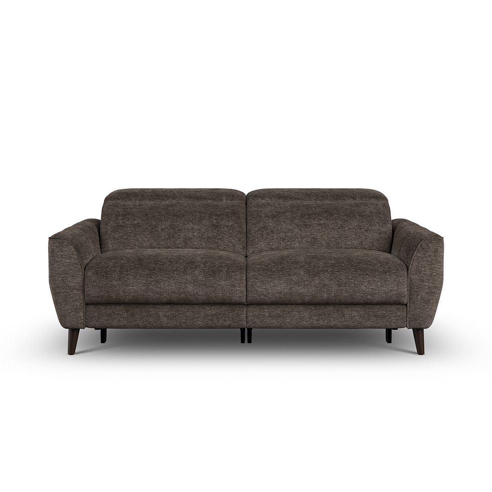 Emilia 3 Seater Electric Recliner Sofa with Power Ratchet Headrests in Montreal Mole Fabric 7