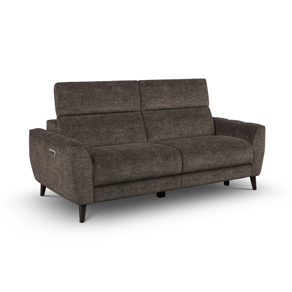 Emilia 3 Seater Electric Recliner Sofa with Power Ratchet Headrests in Montreal Mole Fabric 5