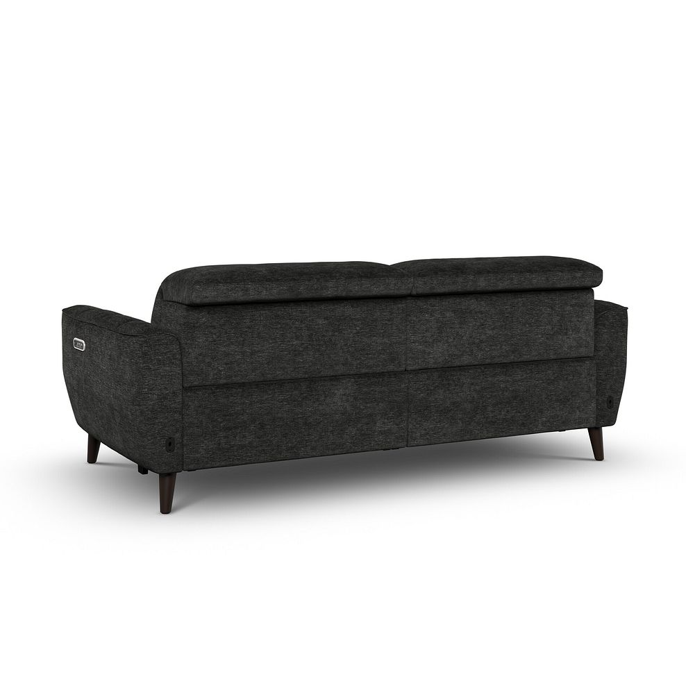Emilia 3 Seater Electric Recliner Sofa with Power Ratchet Headrests in Montreal Slate Fabric 10