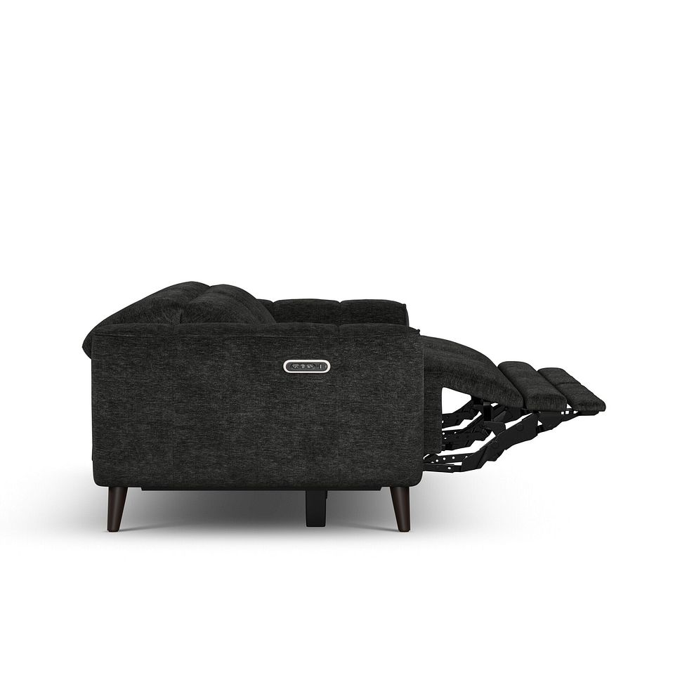 Emilia 3 Seater Electric Recliner Sofa with Power Ratchet Headrests in Montreal Slate Fabric 9