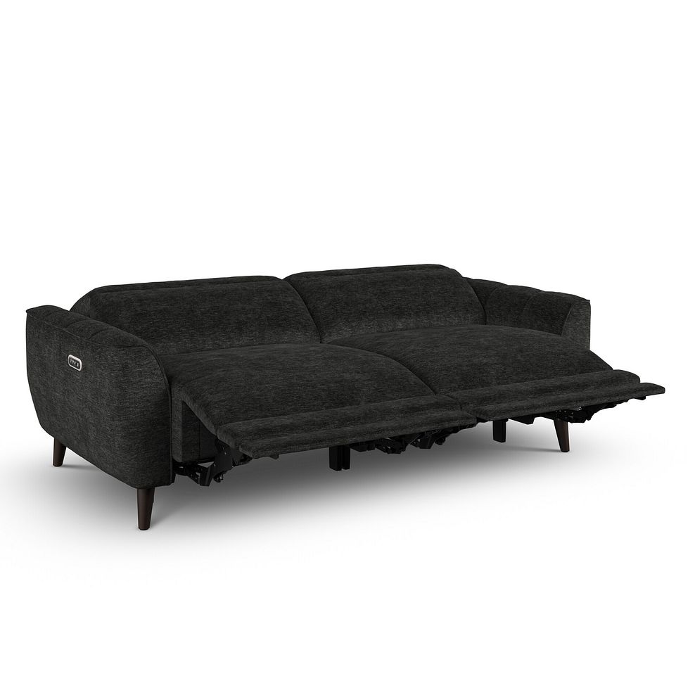 Emilia 3 Seater Electric Recliner Sofa with Power Ratchet Headrests in Montreal Slate Fabric 4