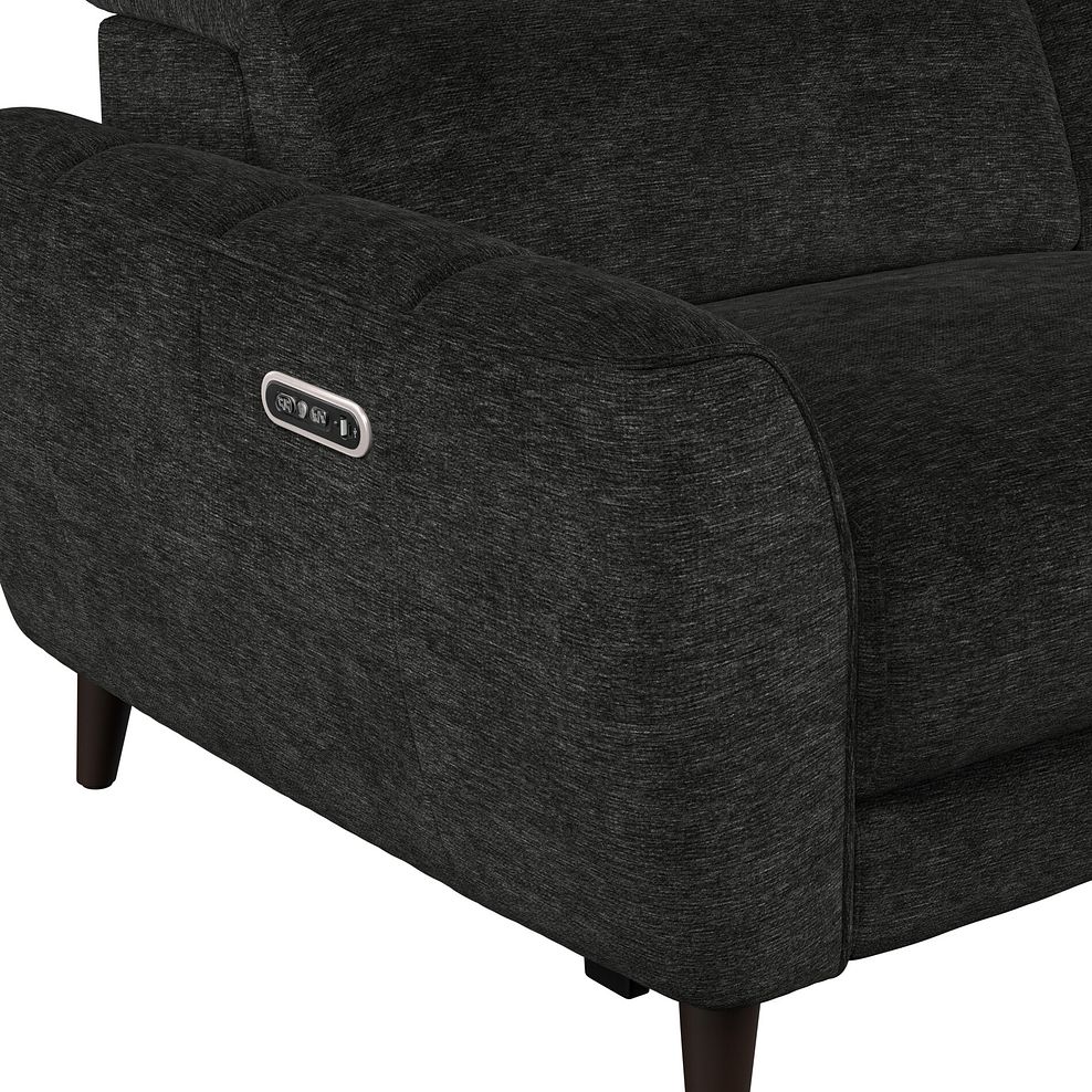 Emilia 3 Seater Electric Recliner Sofa with Power Ratchet Headrests in Montreal Slate Fabric 11