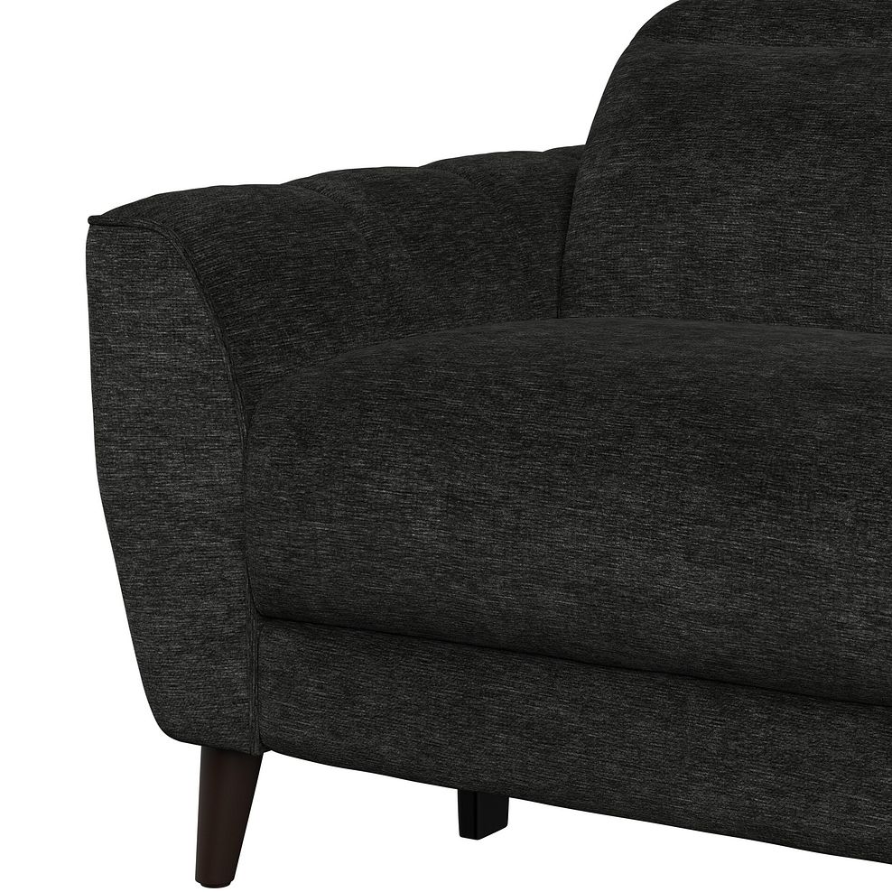 Emilia 3 Seater Electric Recliner Sofa with Power Ratchet Headrests in Montreal Slate Fabric 13