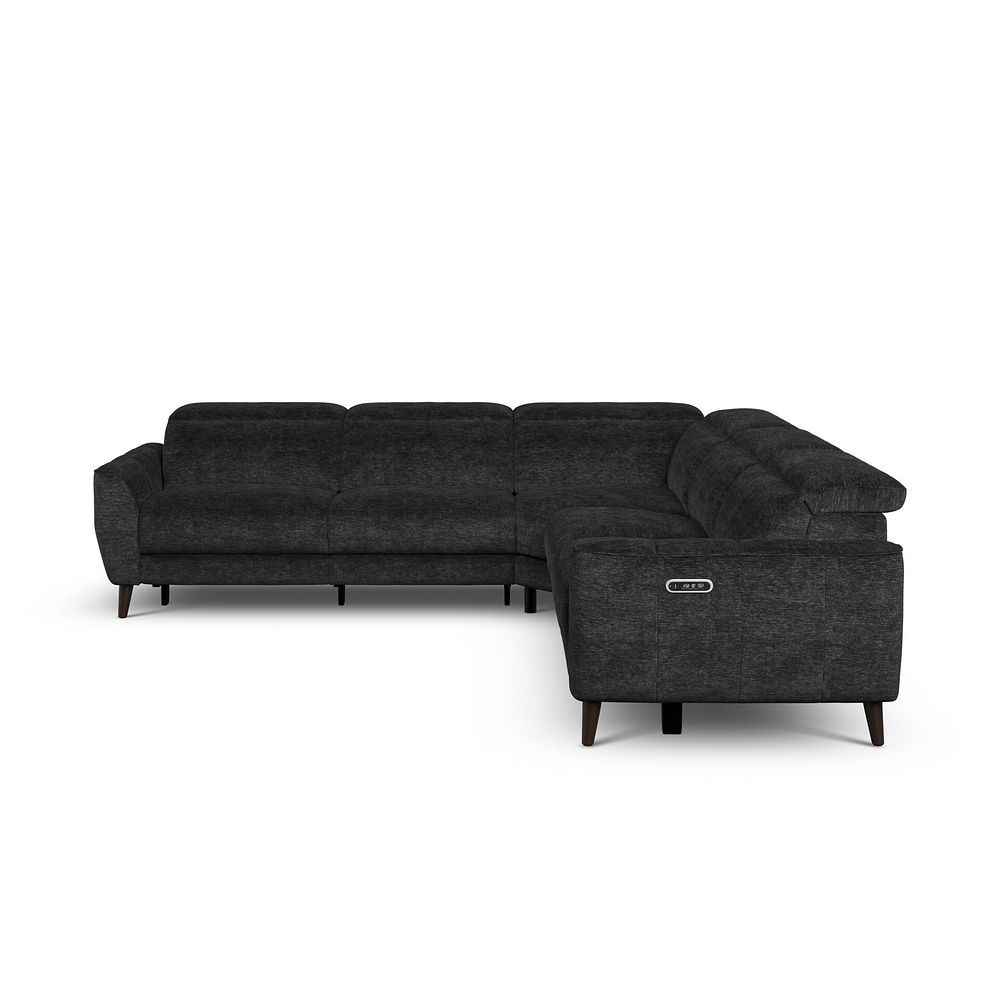 Emilia Large Corner Electric Recliner Sofa with Power Ratchet Headrests in Montreal Slate Fabric 2