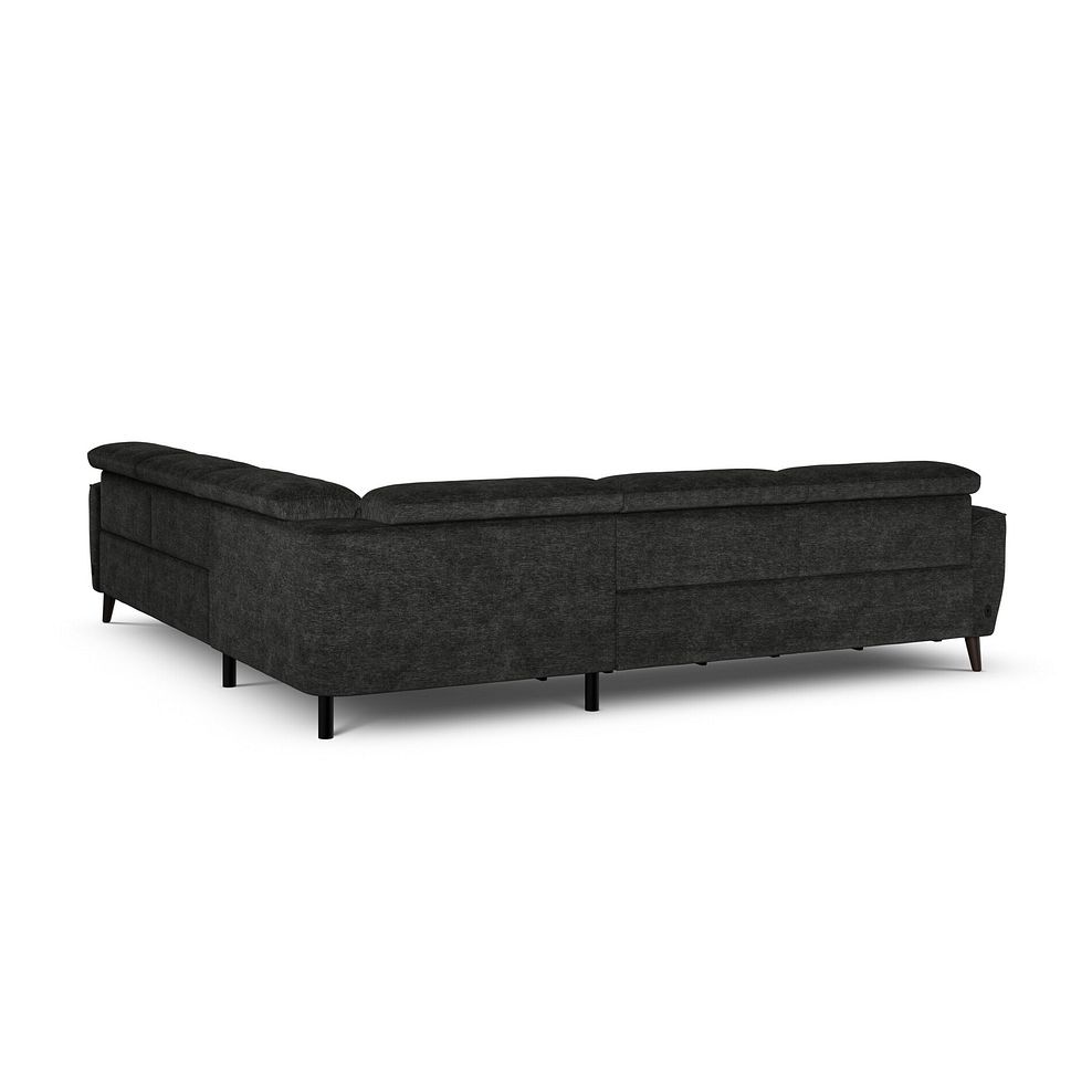 Emilia Large Corner Electric Recliner Sofa with Power Ratchet Headrests in Montreal Slate Fabric 5