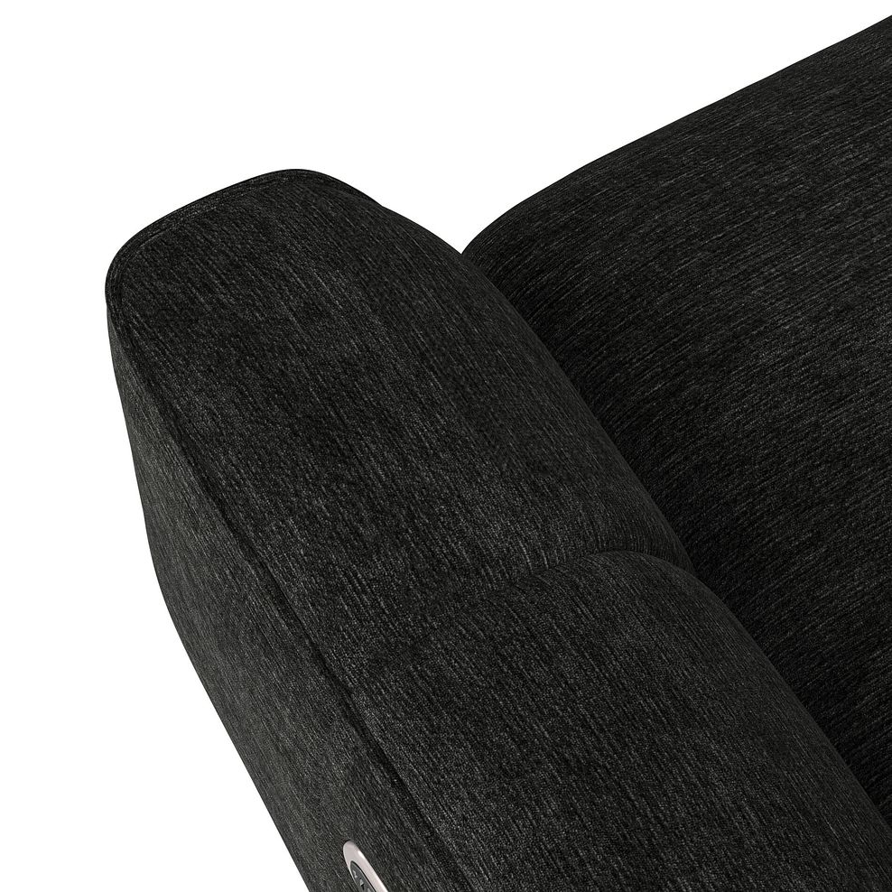 Emilia Large Corner Electric Recliner Sofa with Power Ratchet Headrests in Montreal Slate Fabric 9