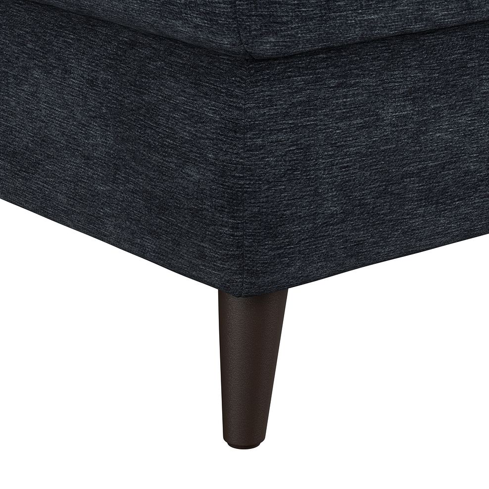 Emilia Storage Footstool in Montreal Denim Fabric 5