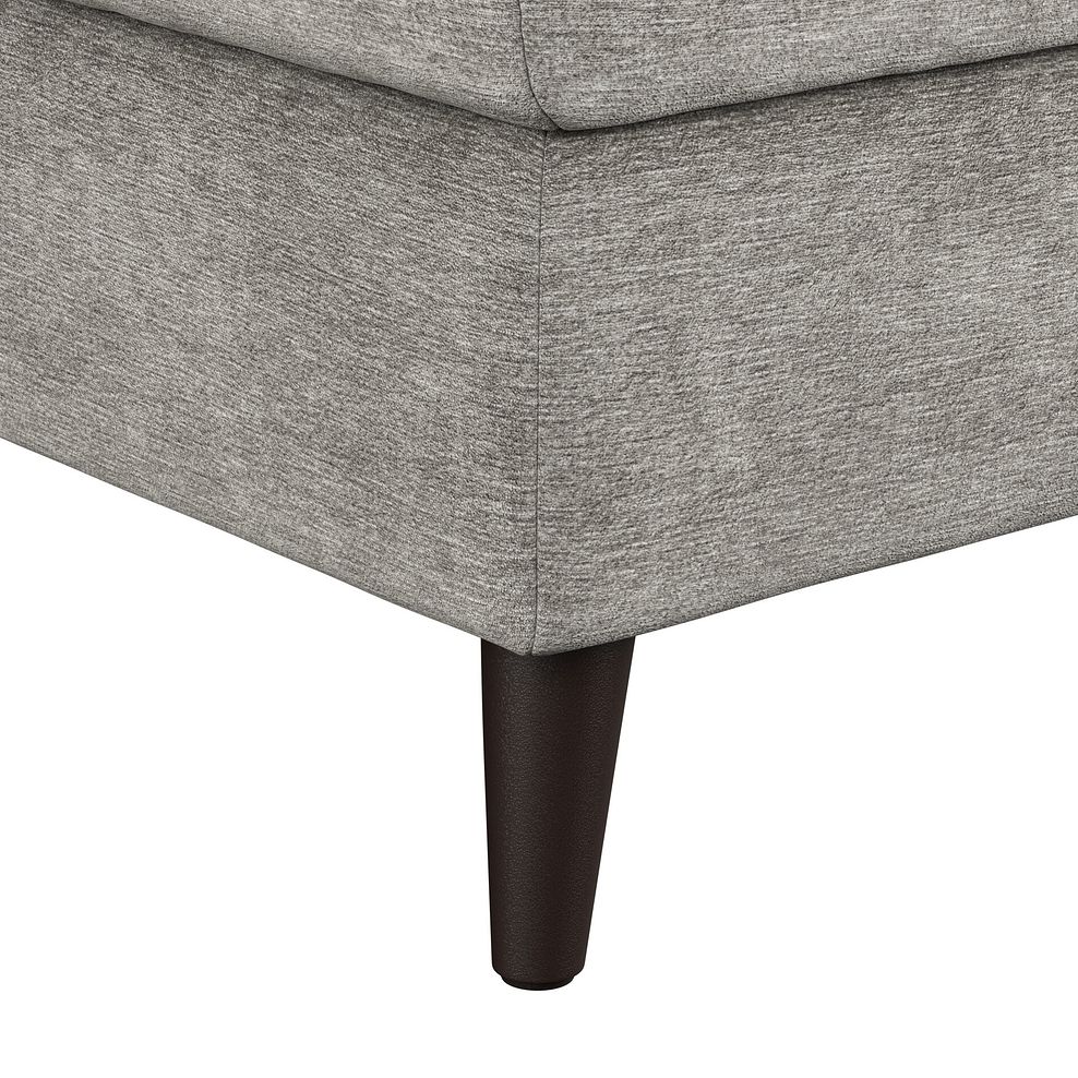 Emilia Storage Footstool in Montreal Grey Fabric 5