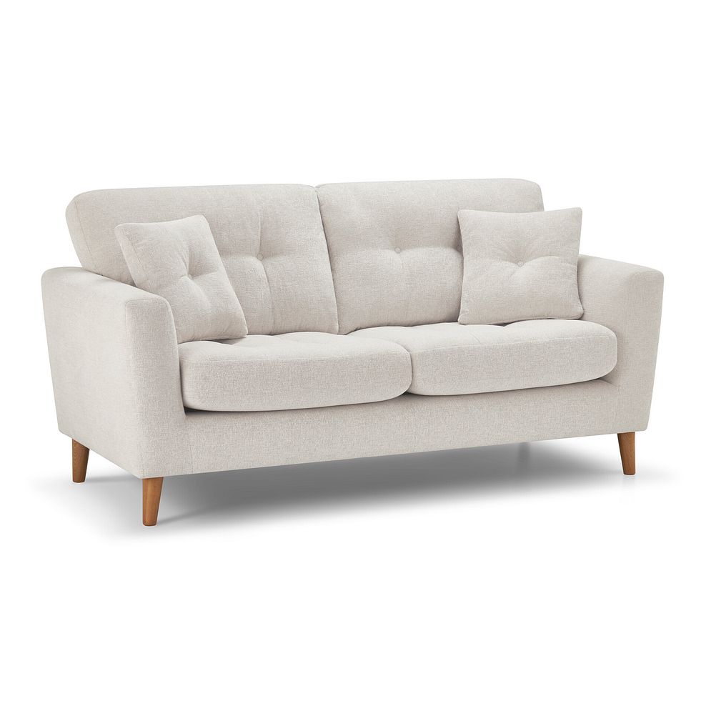 Eton 3 Seater Sofa in Cherub Cream Fabric 3