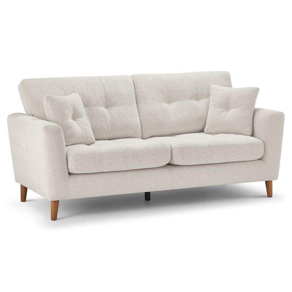 Eton 4 Seater Sofa in Cherub Cream Fabric 3