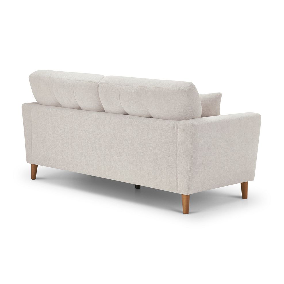 Eton 4 Seater Sofa in Cherub Cream Fabric 6