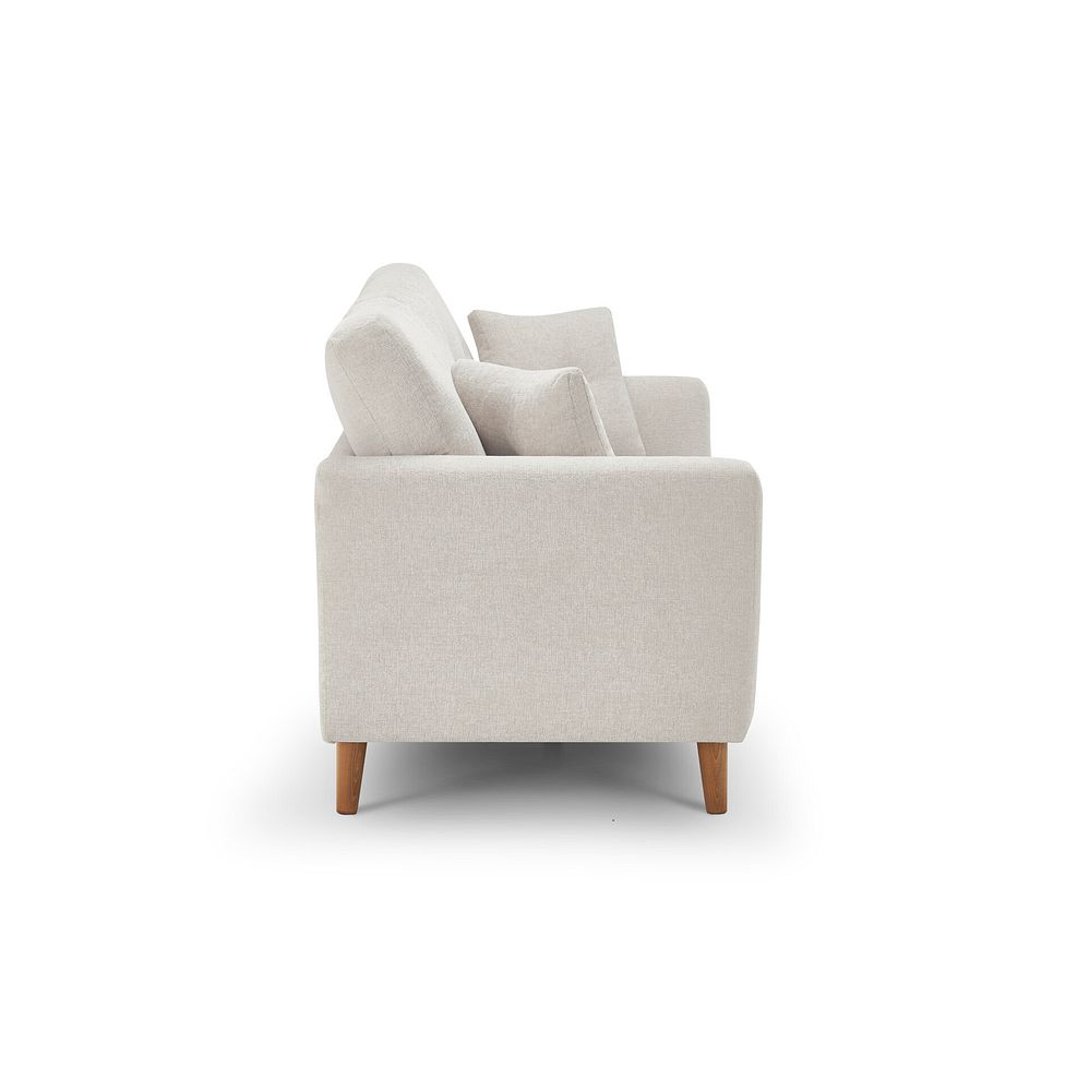 Eton 4 Seater Sofa in Cherub Cream Fabric 5