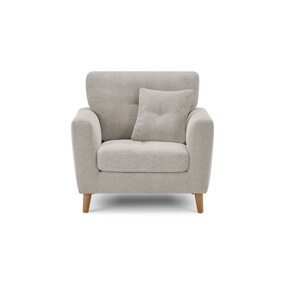 Eton Armchair in Cherub Biscuit Fabric 2