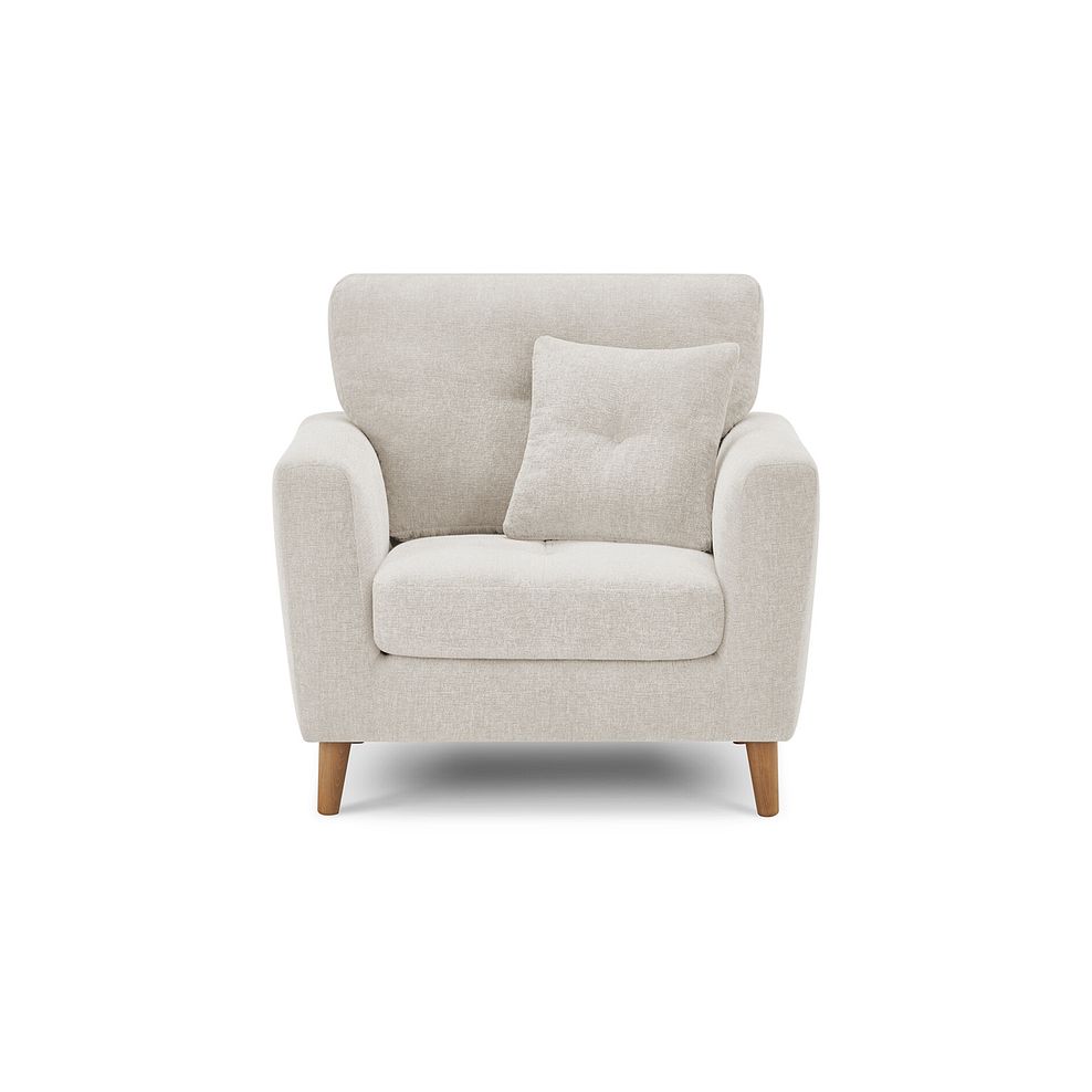 Eton Armchair in Cherub Cream Fabric 2