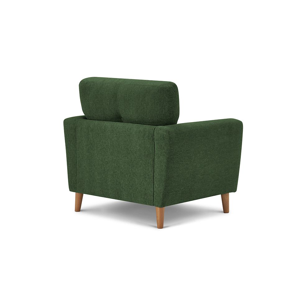 Eton Armchair in Cherub Olive Fabric 4