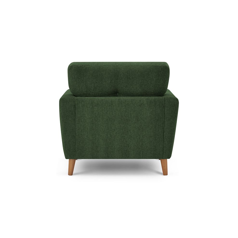 Eton Armchair in Cherub Olive Fabric 5