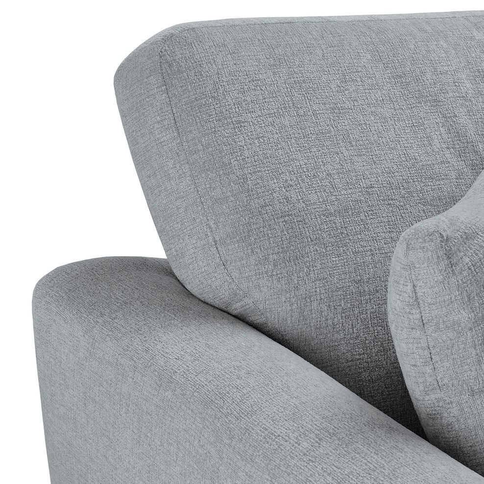 Eton Armchair in Cherub Silver Fabric 6