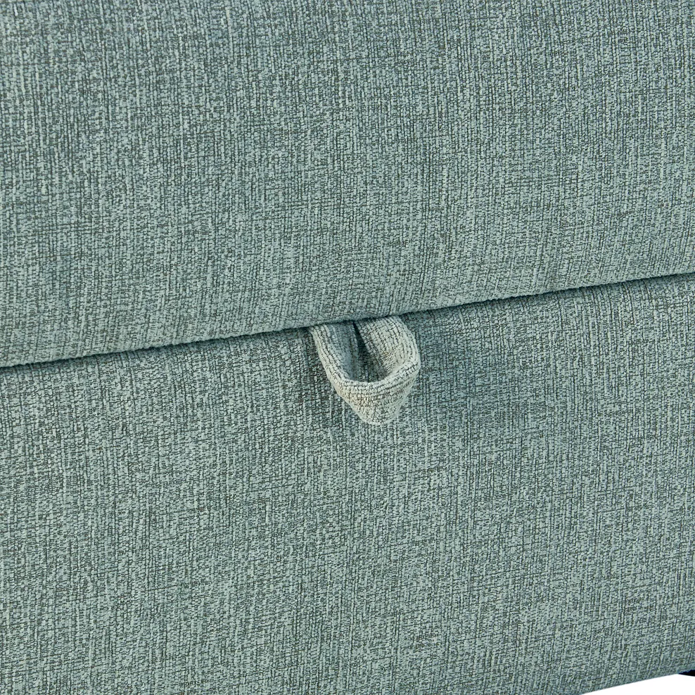 Eton Storage Footstool in Cherub Duck Egg Fabric 7