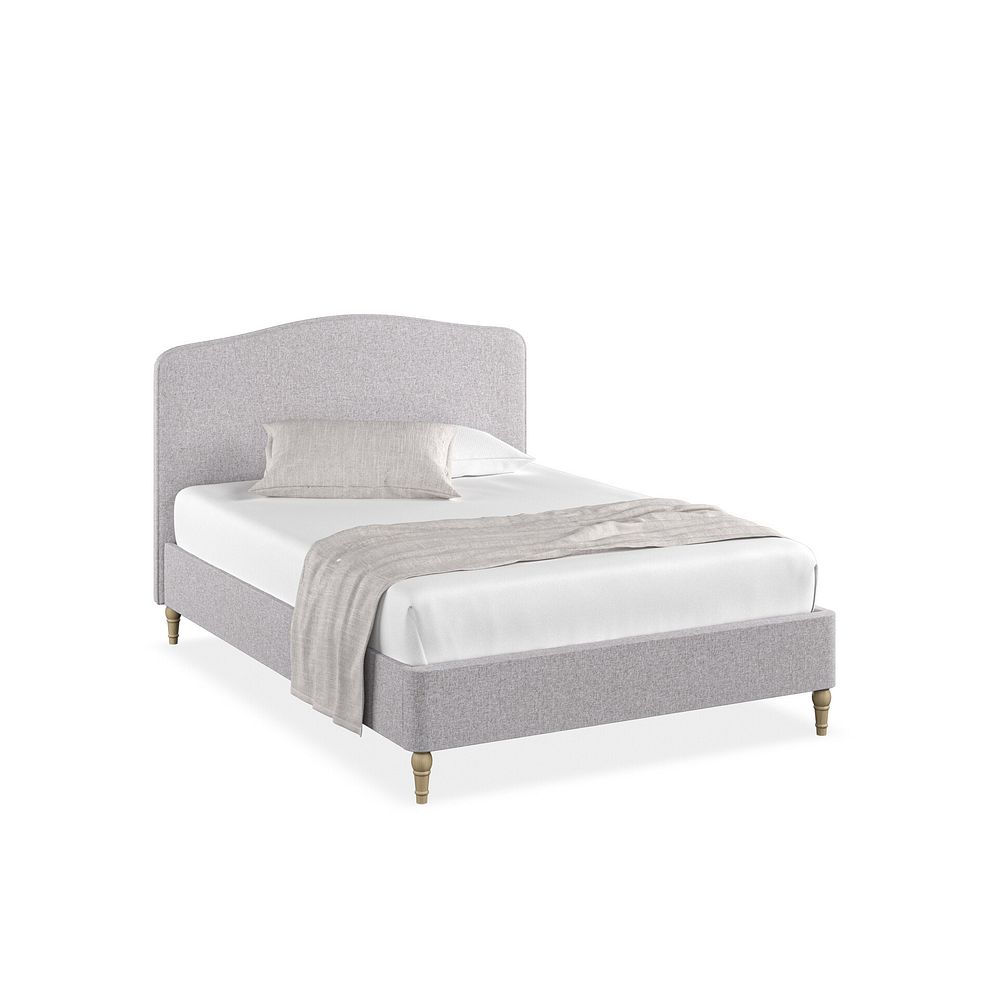 Evesham Double Bed in Carina Dove Fabric 1