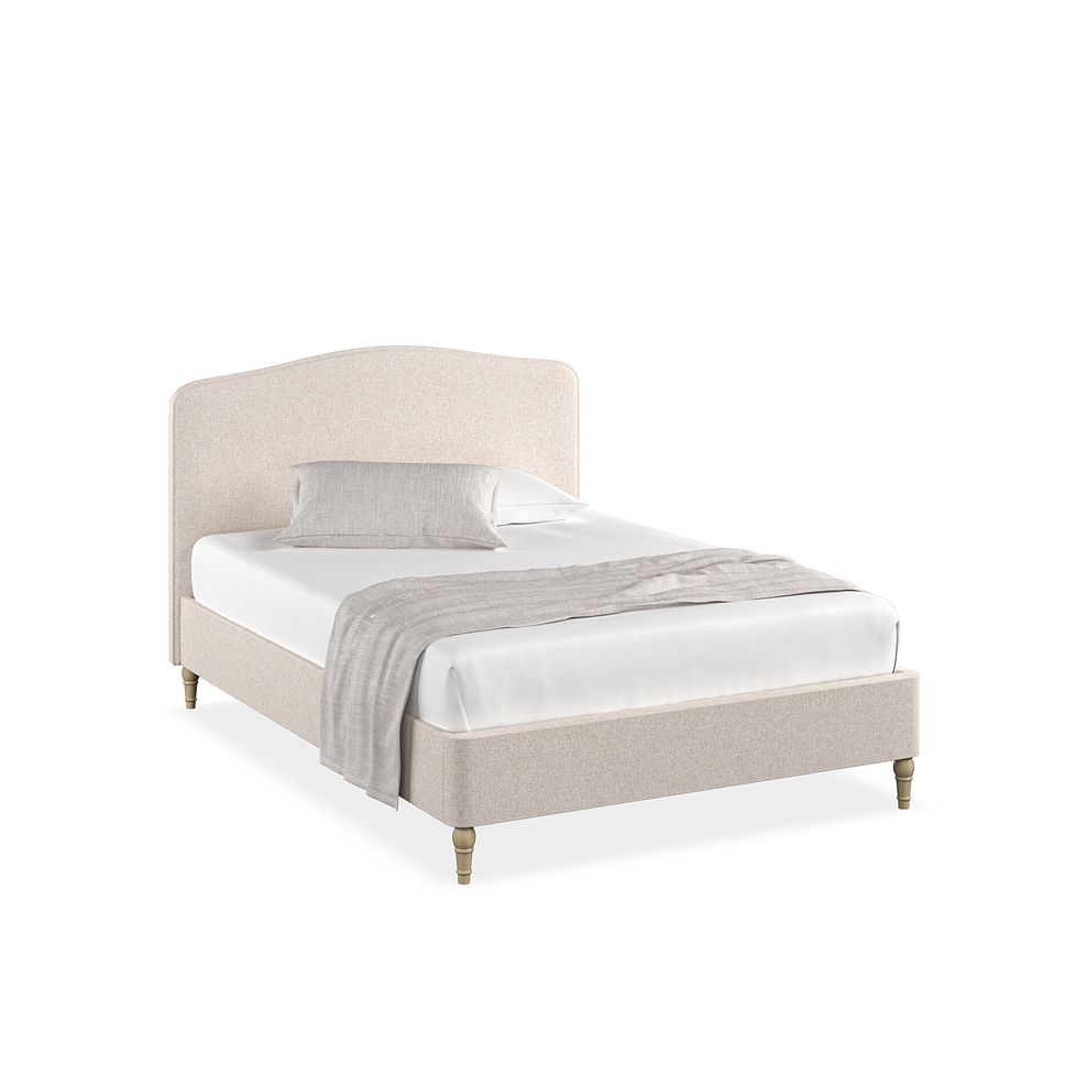 Evesham Double Bed in Carina Parchment Fabric 1