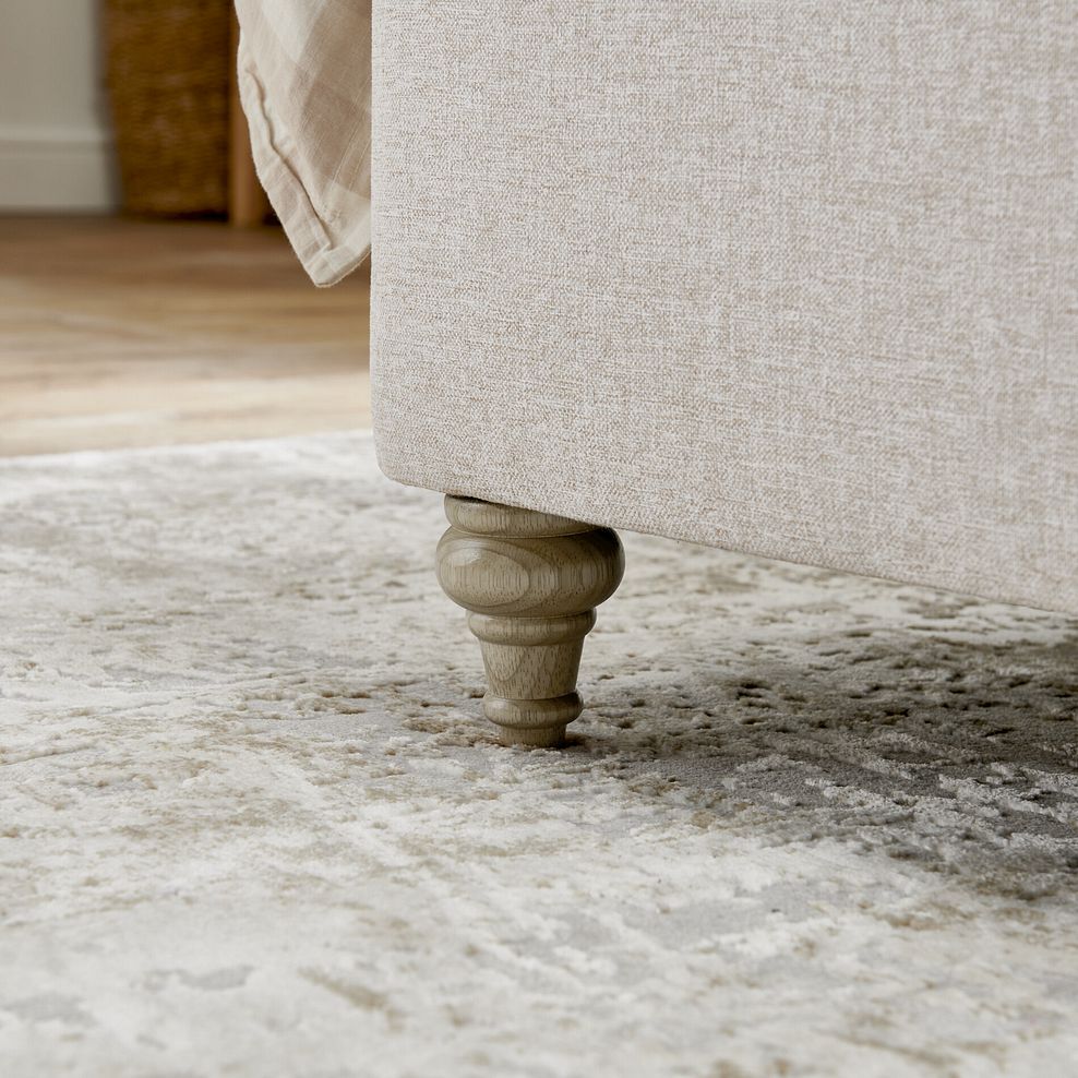 Evesham Double Ottoman Storage Bed in Carina Parchment Fabric 5