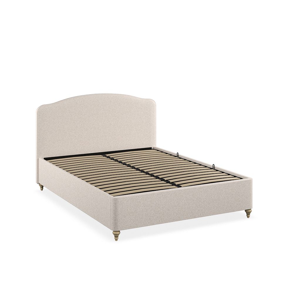 Evesham King-size Ottoman Storage Bed in Carina Parchment Fabric 5