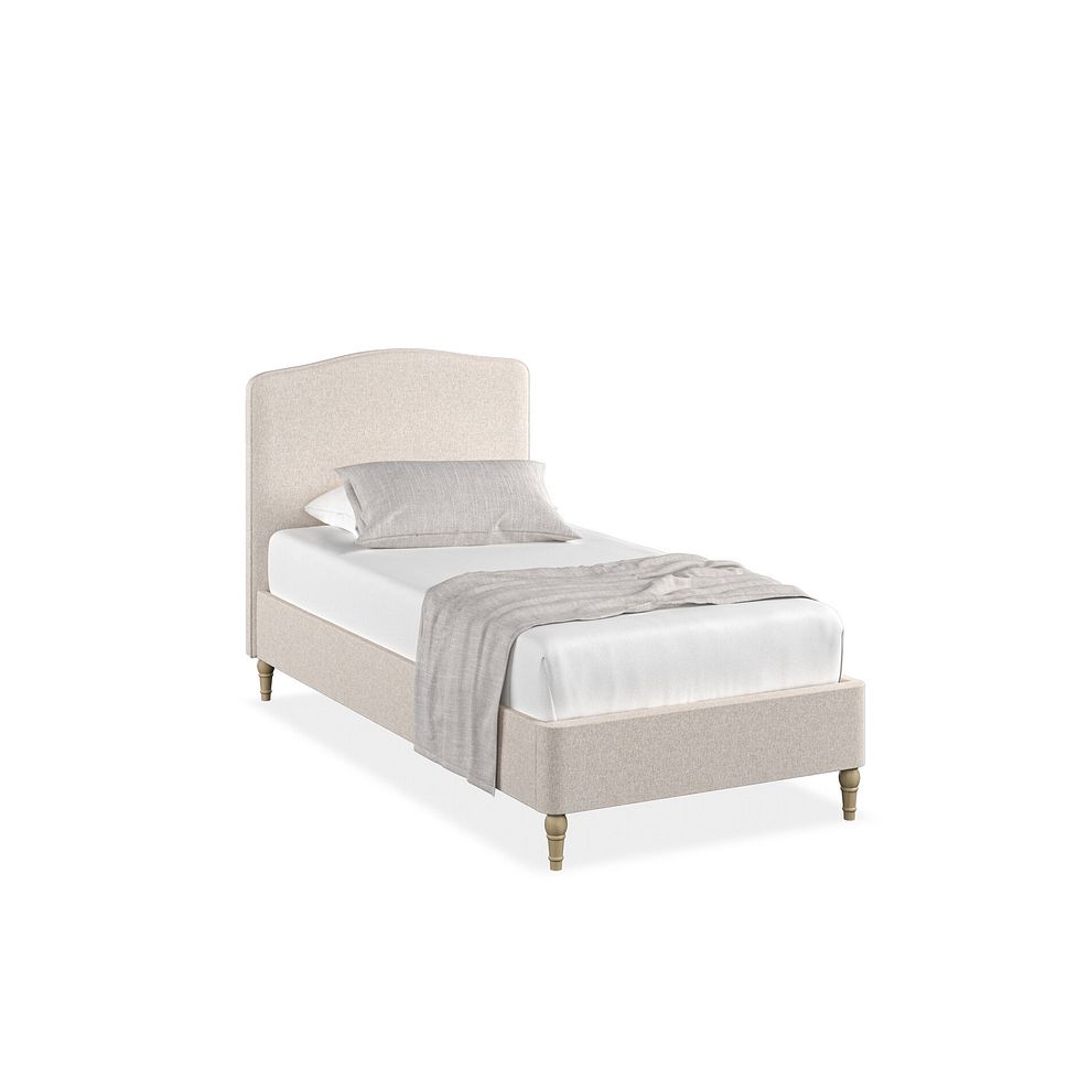 Evesham Single Bed in Carina Parchment Fabric 1