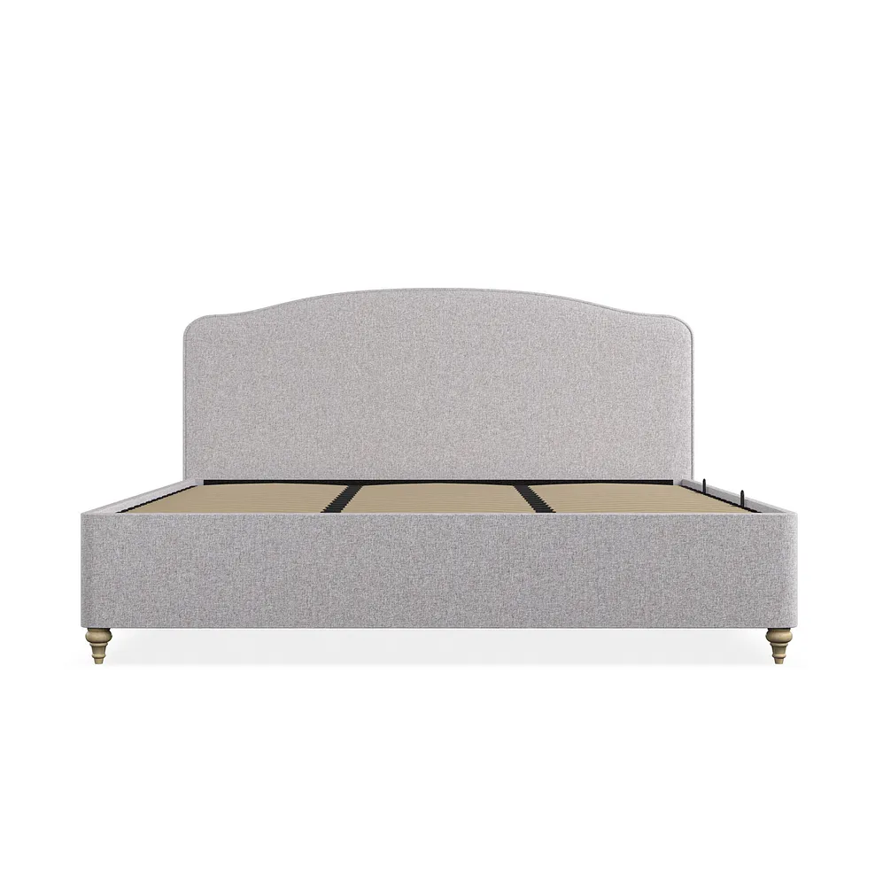 Evesham Super King-size Ottoman Storage Bed in Carina Dove Fabric 4